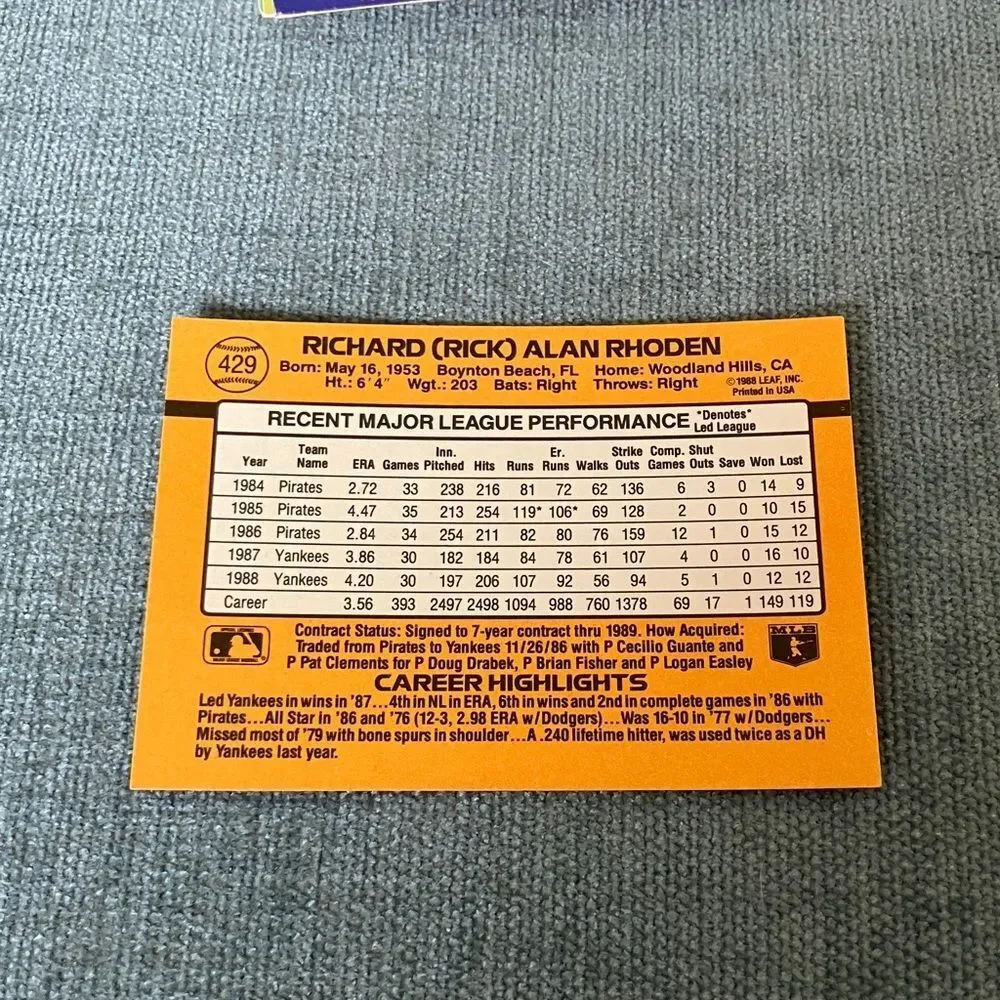 Donruss see pictures